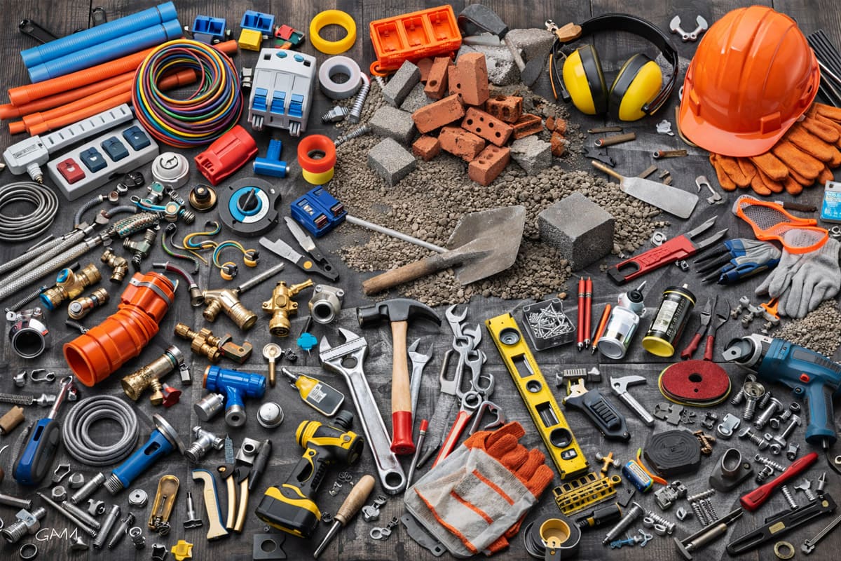 All Types Materials & Tools Supply